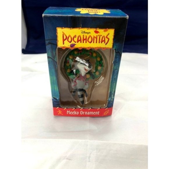 Other - Grolier Disney Ornament - 1995 - Exclusive First Issue Pocahontas - Meeko - IOB